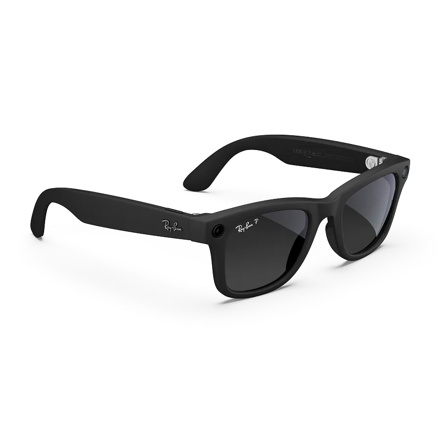 RayBan WayFarer Gen2 Matte Black (RW4012), Polar Gradient Graphite Lenses, S53 (L)
